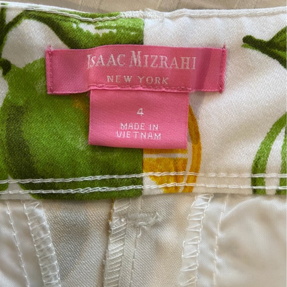 Isaac Mizrahi Citrus Print Women's Shorts Size 4 - Picture 5 of 12